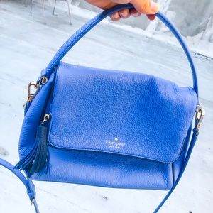 Kate Spade Bright Blue Leater Bag
